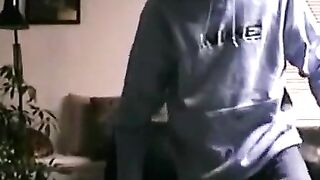 Str8Seduction.com - Good looking hairy hunk wanks his hard one eyed snake intensely