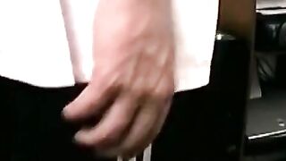 Str8Seduction.com - Good looking hairy hunk wanks his hard one eyed snake intensely