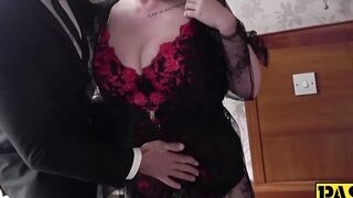 Drilled UK slut Kitten takes Pascal White and his cock hard
