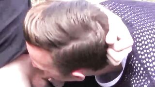BoyDesire.com - Three twinks' fantastic hot threesome fuck in the car