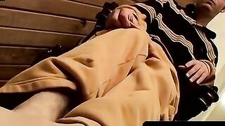 ToesXXX.com - Boomer Jacoby's naughty foot cum tease and explosive orgasm