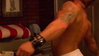 MuscleJockBound.com - Bondage gear and domination for a hunk by his buff and demandin