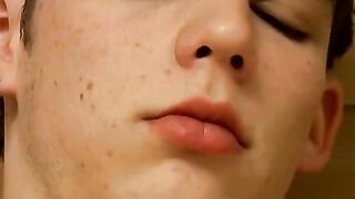 Gentle cock stroking and a stick of cig is all that horny Kenny Crusoe wanted