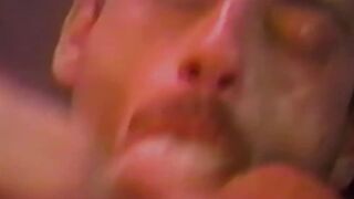 Classic homo Jeff Turner throats Chad Douglas gigantic penis until cumshot