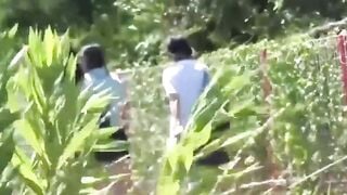 NipponPissTV.com - Japanese schoolgirls go to their favorite place to pee outdoors