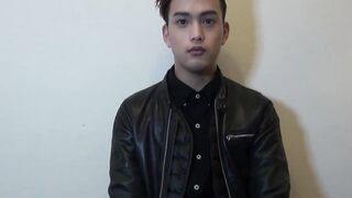 BoyzJapan.com - Gay Japanese student interviewed and jerks off till cumshot