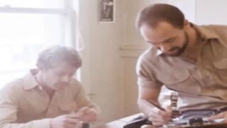 RetroDudes.com - Retro gay dude spreads legs for an amazing ass banging
