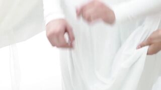 GirlMormons.com - Shy Mormon teen's gangbang by many handsome lesbian babes