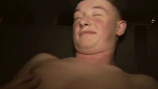 BoyDesire.com - Olly Tayler's amateur car jerk off and intense cum explosion