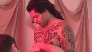 Michael Boston ass drilled by Floyd Johnson after blowjob