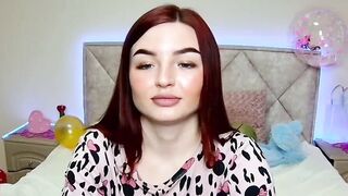 Ginger amateur babe with big tits