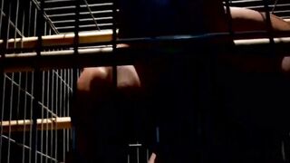 MuscleJockBound.com - Stunning blindfolded slave caught and dominated with ropes and
