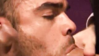 Hot businessman gets passionate rimming before bareback fuck Hoe 2