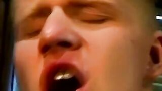 Attractive young guy dicked up his tight hole hard and fast