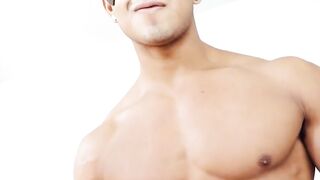 MaskXXX.com - Muscular youngster James stuffs fleshlight with big dick with ease
