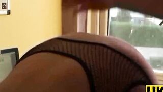 UKSubSluts.com - Nora Barcelona's deepthroat and hard slamming passion play