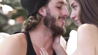 Dazzling beauty loves being pounded doggy style hard
