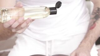 MaleNoir.com - Masculine white bottom takes BBC boyfriend doggystyle hard and deep