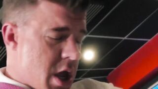PlayingMen.com - Businessman receives a wet blowjob before fucking his man with deep
