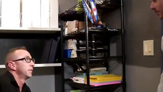 GayOver30.com - Matt gets down on his knees to blow Jordan properly