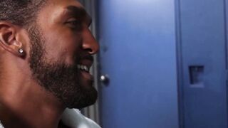 HotFamilyPorn.com - Horny black studs fucking bareback while dripping wet hard