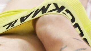 BoysHD.com - Adorable tattooed twink Bert Kuna's hot solo big dick session