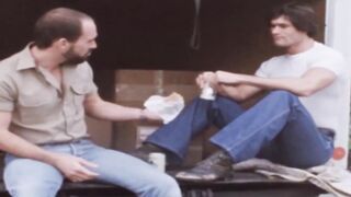RetroDudes.com - Classic homosexual studs enjoy wild threeway ass banging