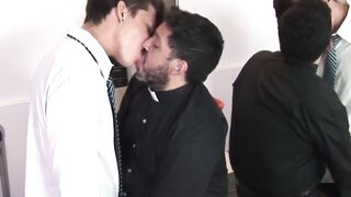 DaddyBreeding.com - Hung daddy thrusts fat prick in tight hairy twink asshole deeply