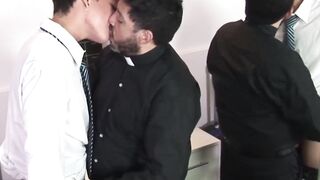 DaddyBreeding.com - Hung daddy thrusts fat prick in tight hairy twink asshole deeply