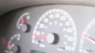 Hot teen trying to pass her driving test