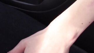 Hot teen trying to pass her driving test