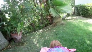 Rdhead MILF Lauren Phillips blowing big dick before fucking