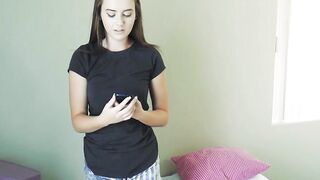Handsome lesbian babes Karlie Brooks and Luzbel love fucking