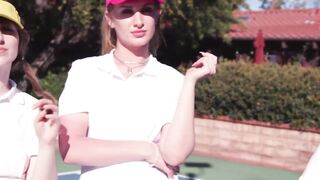Teens turn a tennis match into reverse gangbang