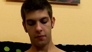 BoyObsession.com - Max Morgan's sexy twink fat dick jerk off at home