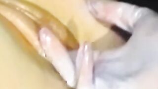 Sub dyke with small tits roughly dominated by kinky dyke