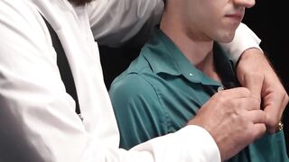 Jaden Dreams' groans in a dildo session with bearded Felix Kamp