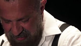Jaden Dreams' groans in a dildo session with bearded Felix Kamp
