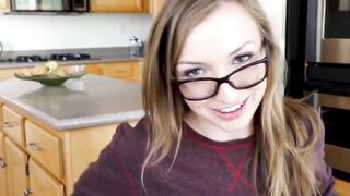 TeensFuckingDads.com - Sweet young stepdaughter sucks and fucks big cock in POV