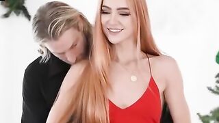 All Little Dragon wants for Christmas is a beautiful picture with her boo Ryan McLane. She sets up a camera inside front of the tree and snaps plenty of shots with Ryan. Ryan gets increasingly handsy as the camera takes 1 pic after another.The moment the 