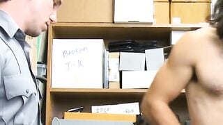 BoyPunish.com - Handsome thief's stripping and raw, hard barebacking by a naughty, ea