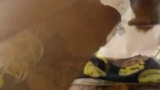 MatureLacey.com - Fishnet-clad Lacey Starr's BBC ride on camera with a creampie