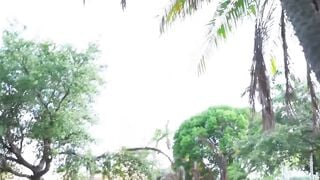 BangbrosPassword.com - Lexi Luna's outdoor plow with her bouncing on a thick cock