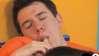Anal dick riding with Dustin Hawthorne and Cameron Greenway