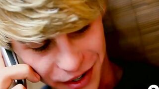 Young men Tory Andrews and Dustin Hawthorne having hot anal