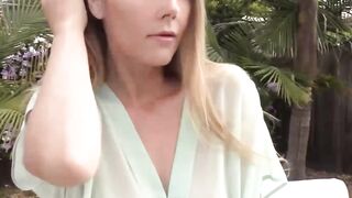 FemJoyXXX.com - Star Nine's round tits groping in the sun