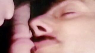 RetroDudes.com - Bearded vintage stud strokes his dick and swallows a thick cock