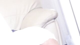 Natural tits MILF moans hard while I do my best to penetrate her hard