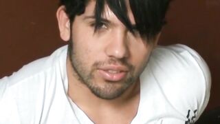 RealAltGuys.com - Good looking emo twink jacks off his hairy dick solo and shoots his