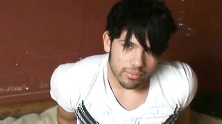 RealAltGuys.com - Good looking emo twink jacks off his hairy dick solo and shoots his